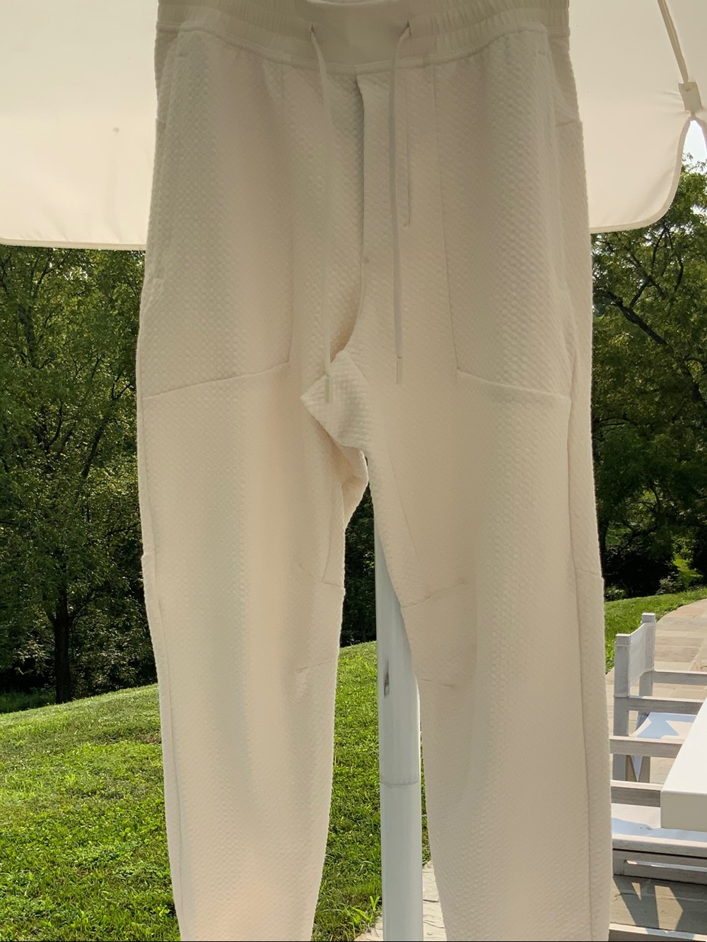LuLuLemon Mens Cream Drawstring Jogger Pant